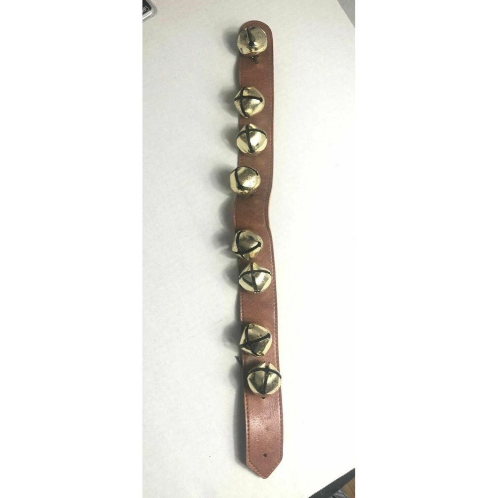 8 Leather Bells on Belt